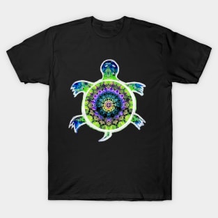 Terrapin Turtle tie dye spiritual indigenous hippie phish dead head mandala T-Shirt